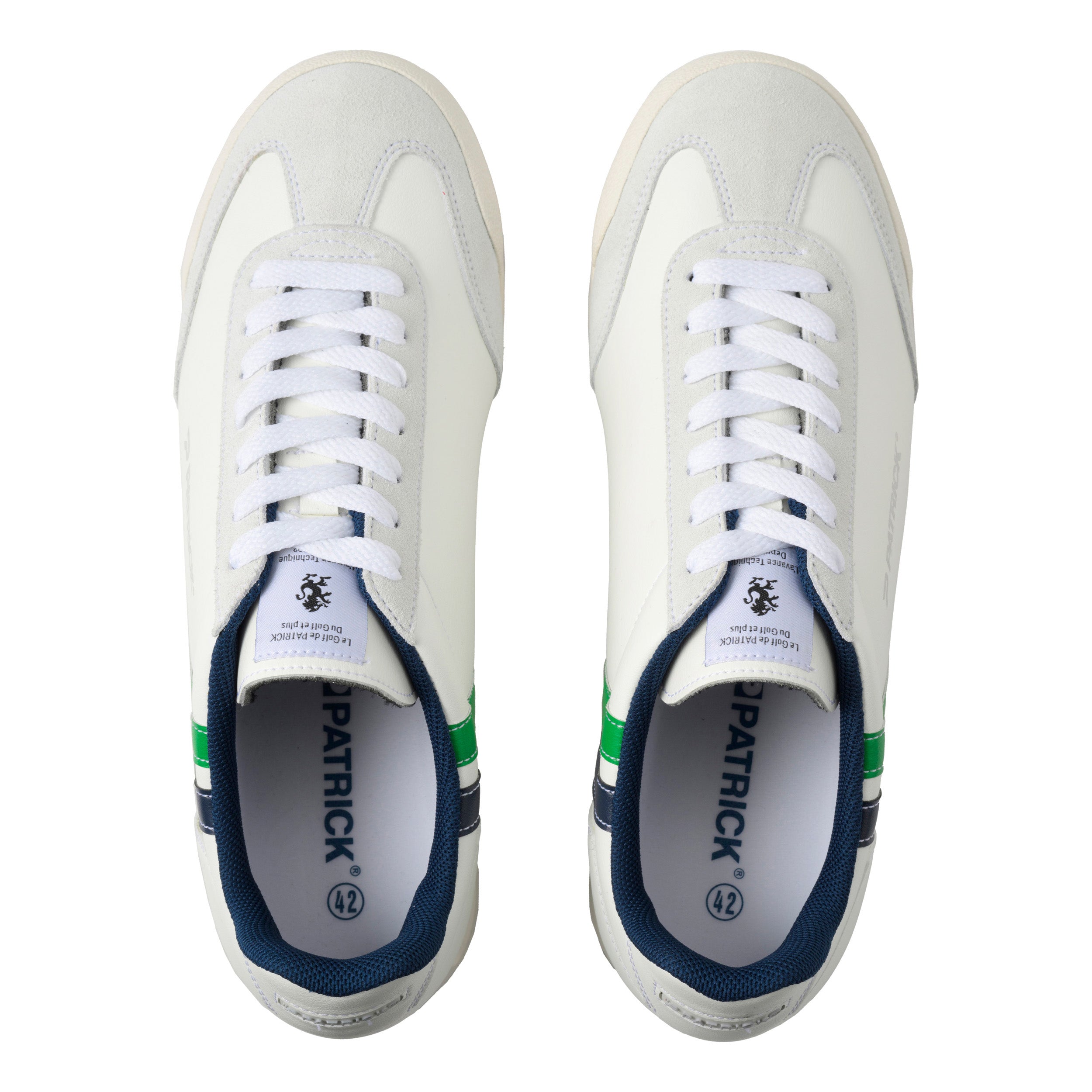 新品✨️PATRICK パトリック GOLF ゴルフ ホワイト 37 23.5㎝ ゴルフ｜サンバカップ シンセティックレザー｜SAMBA-CP/SL（W/GN