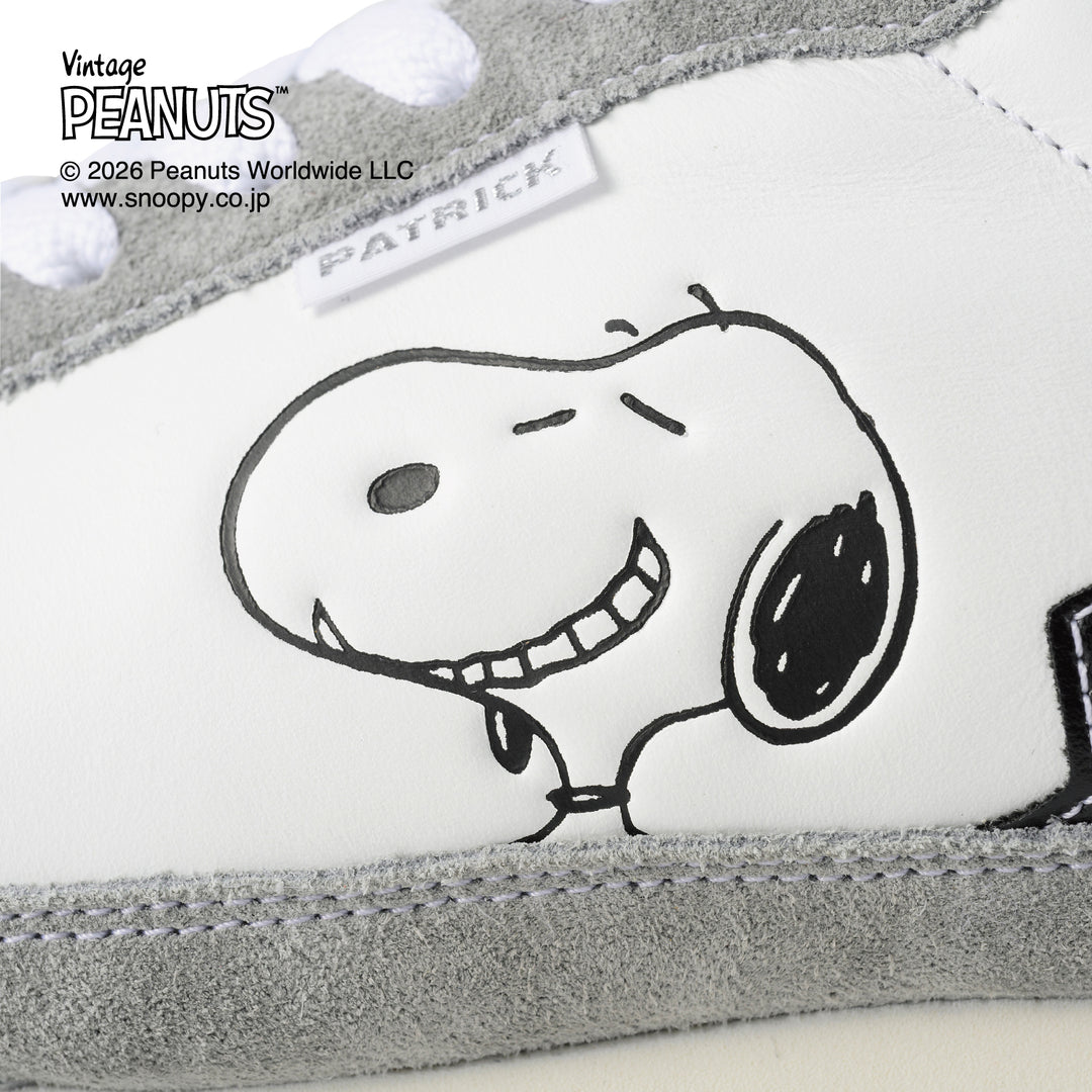 スヌーピー・マラソンレザー1｜SNOOPY-ML1（WHT）
