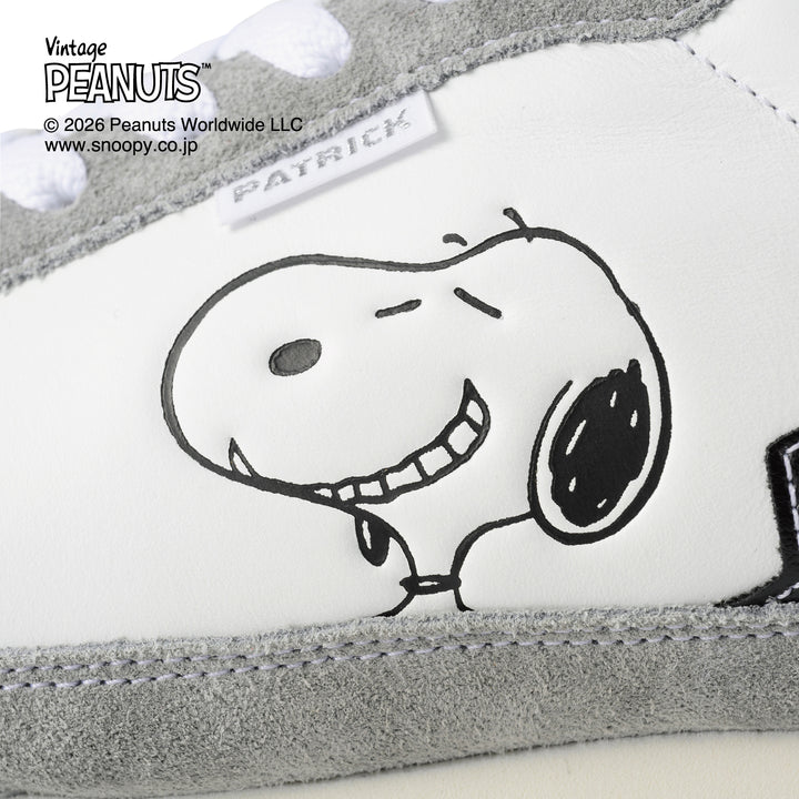 スヌーピー・マラソンレザー1｜SNOOPY-ML1（WHT）