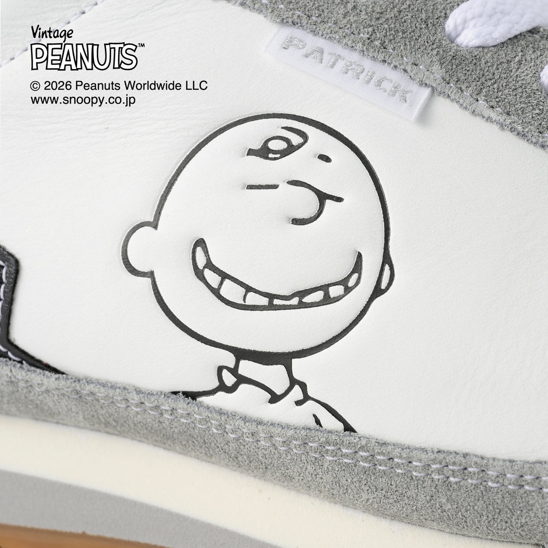 スヌーピー・マラソンレザー1｜SNOOPY-ML1（WHT）