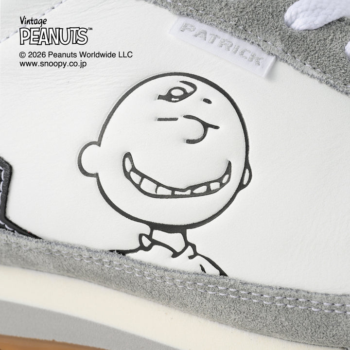 スヌーピー・マラソンレザー1｜SNOOPY-ML1（WHT）