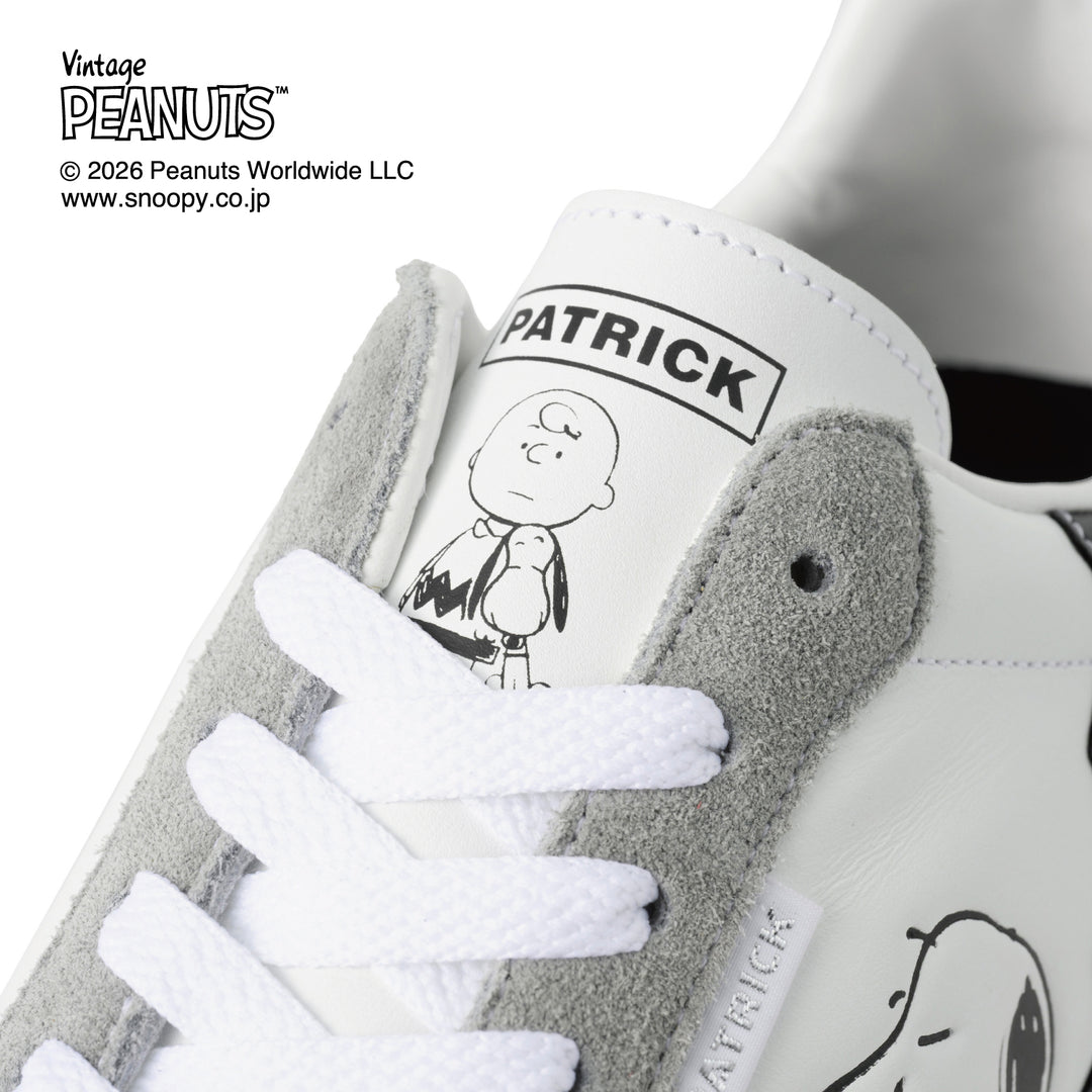 スヌーピー・マラソンレザー1｜SNOOPY-ML1（WHT）