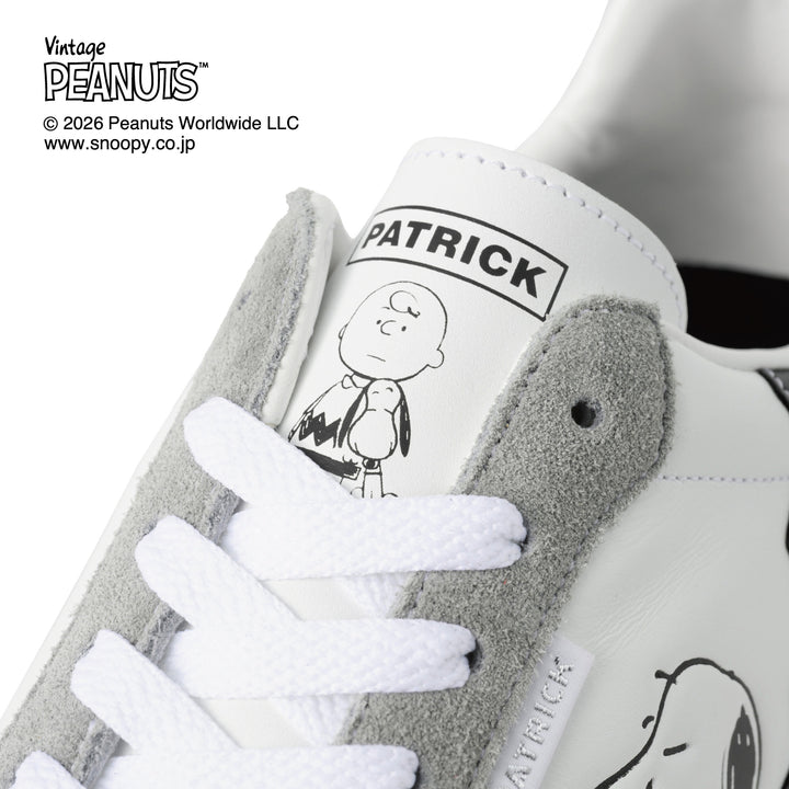 スヌーピー・マラソンレザー1｜SNOOPY-ML1（WHT）
