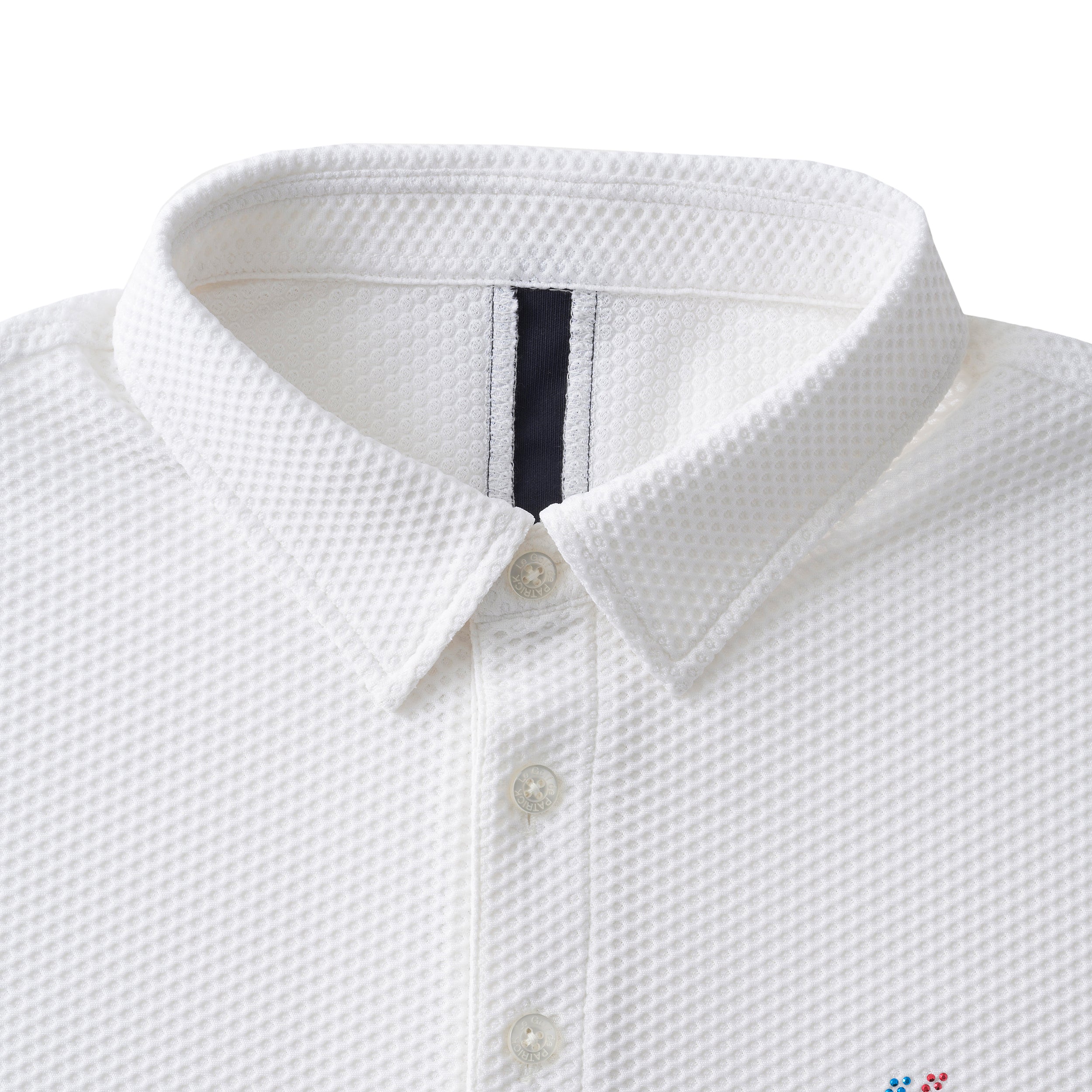 ゴルフ｜メンズ｜プラスリッチメッシュポロシャツ（WHT） – PATRICK