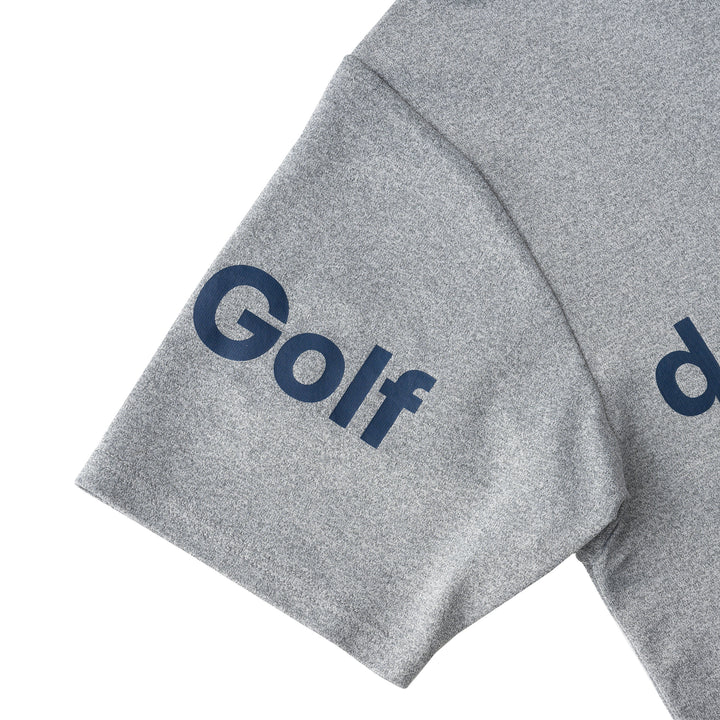 ゴルフ｜メンズ｜ベアスムースロゴプリントモックネック（GRY）