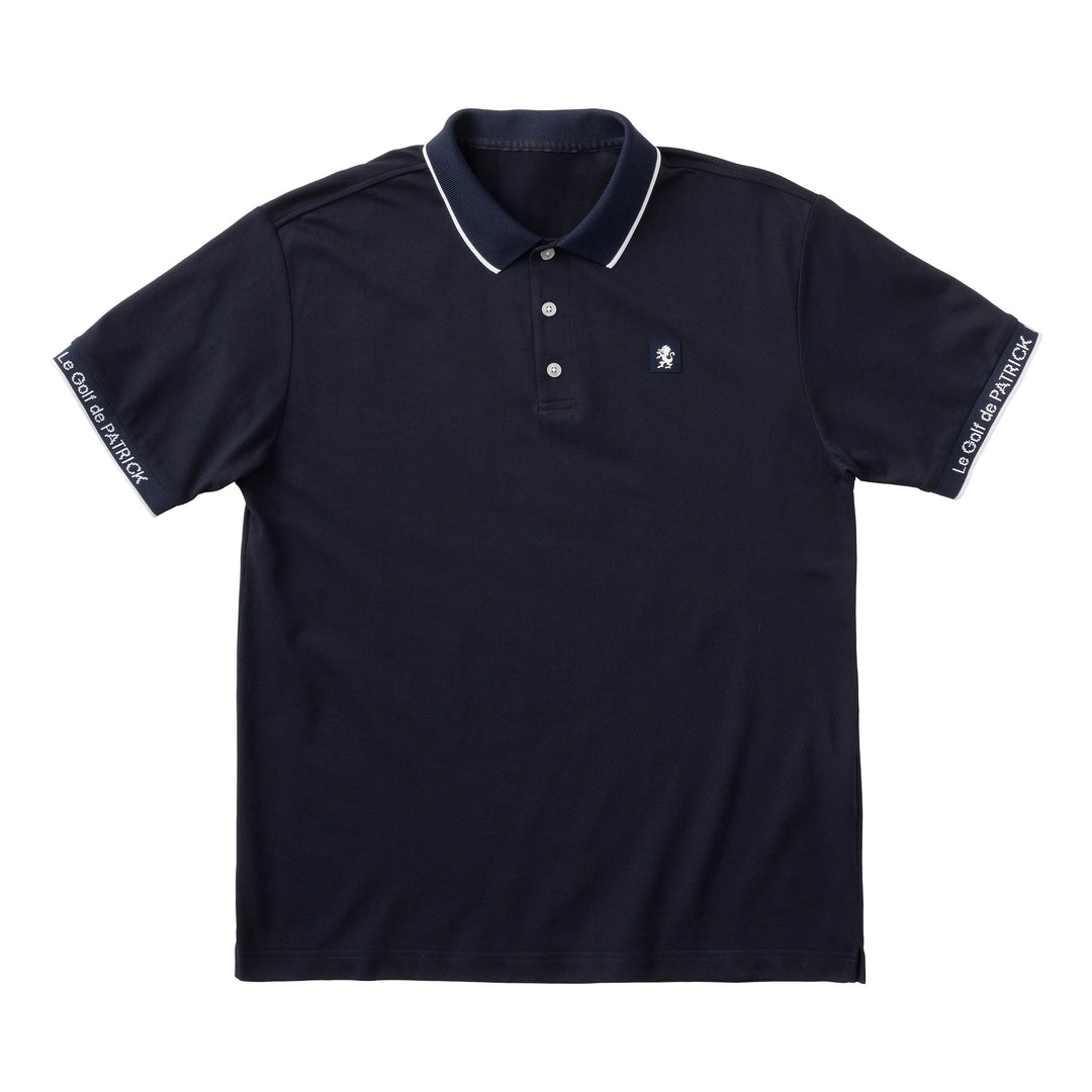 新品未使用品　Le Golf de PATRICK レディース　モックネックT NEW VINTAGE GOLF］エンブロイダリーロゴモックネックTシャツ