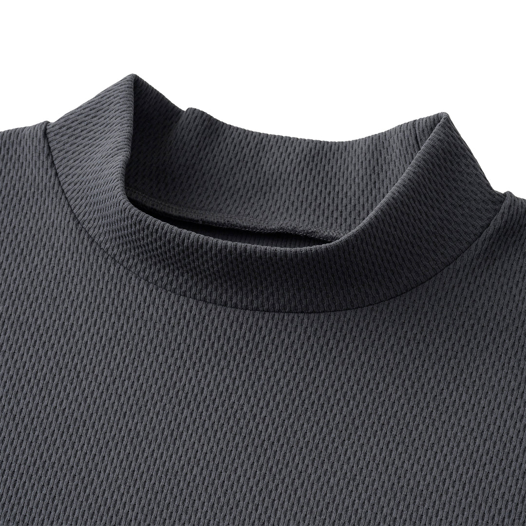 ゴルフ｜メンズ｜ワッフルニットプルオーバー（GRY）