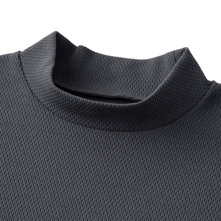 ゴルフ｜メンズ｜ワッフルニットプルオーバー（GRY）