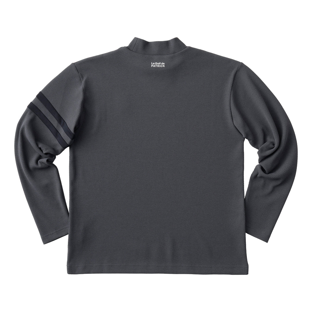 ゴルフ｜メンズ｜ワッフルニットプルオーバー（GRY）
