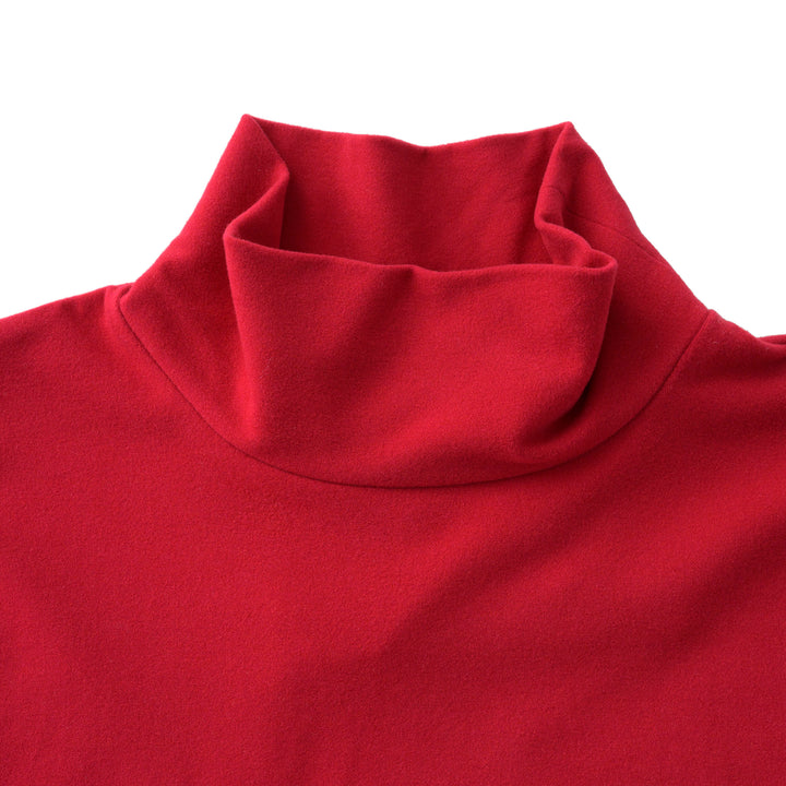 ゴルフ｜レディース ウォームベア天ハイネック（RED）