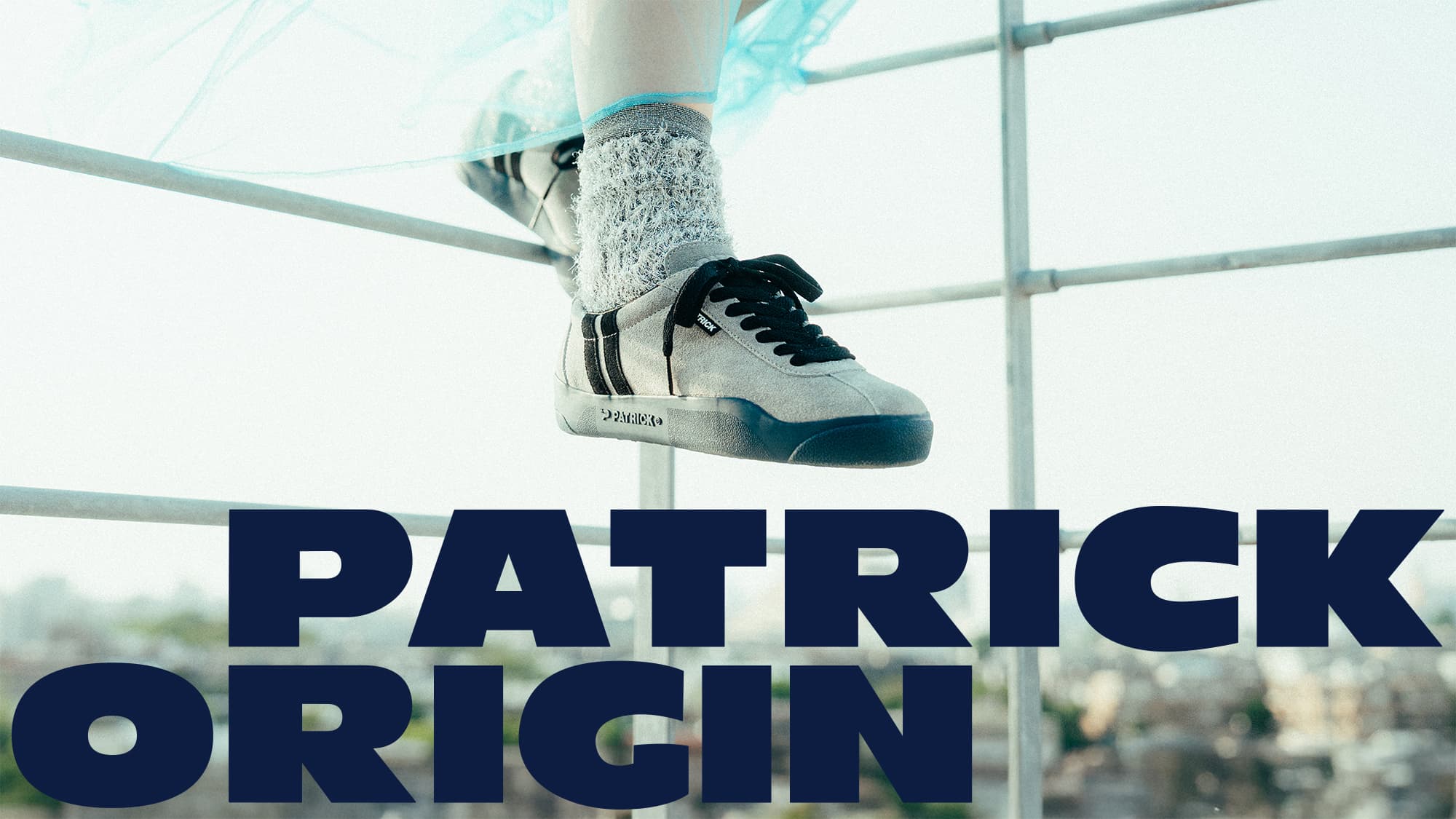 新品❤️PATRICK ホワイトスニーカー C/P/Gロゴ 982450_12.jpg