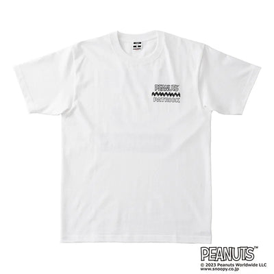 SNOOPY-Tシャツ1【スヌーピー】_WHT_PATSNP1