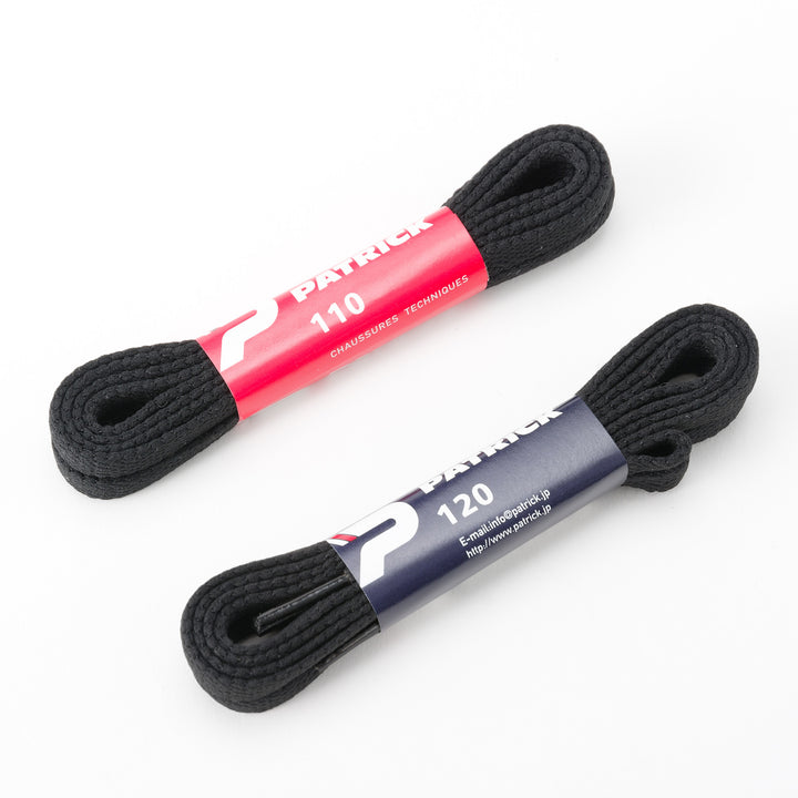 平紐シューレース｜SHOE LACE（BLK）