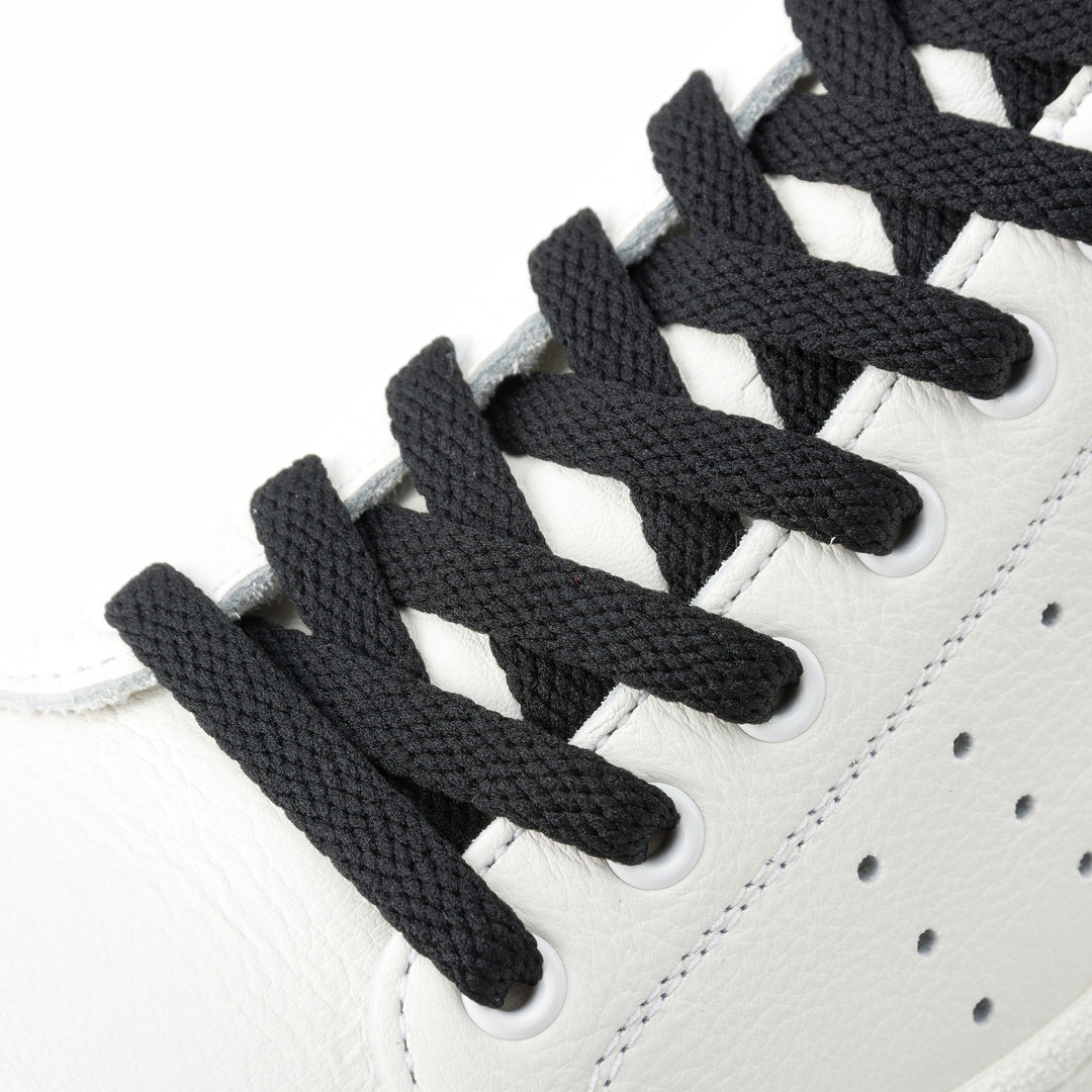 平紐シューレース｜SHOE LACE（BLK）