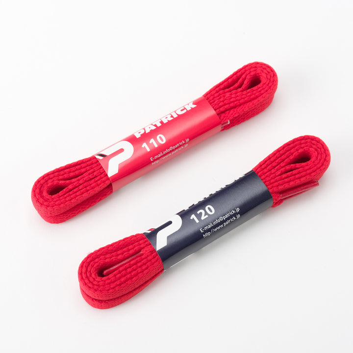 平紐シューレース｜SHOE LACE（RED）