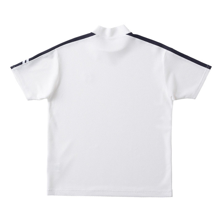 ゴルフ｜メンズ｜プラスリッチメッシュモックネック（WHT）