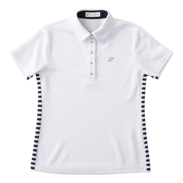 ゴルフ｜レディース｜クールマックスSBポロシャツ（WH/NV）