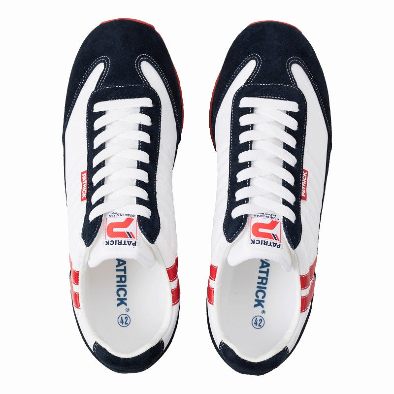 PATRICK ホワイトレザー ドライビングシューズ26.5cm マラソン｜MARATHON（WHT） – PATRICK｜パトリック公式