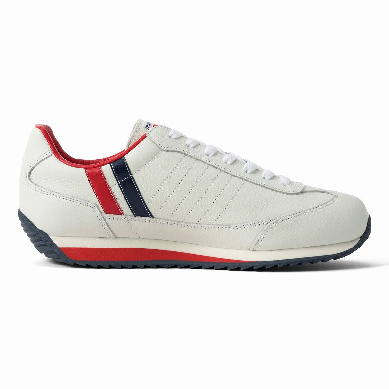 PATRICK ホワイトレザー ドライビングシューズ26.5cm ◇PATRICK◇パトリック 26.5cm レザースニーカー 白 ホワイト - メルカリ