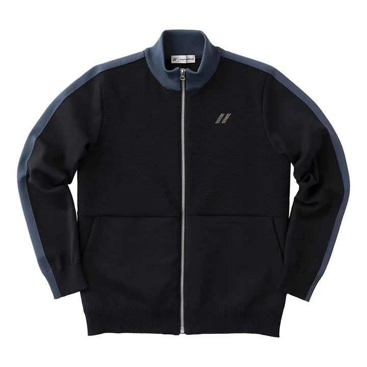 ゴルフ｜レディースアモッサニットブルゾン（BLK）