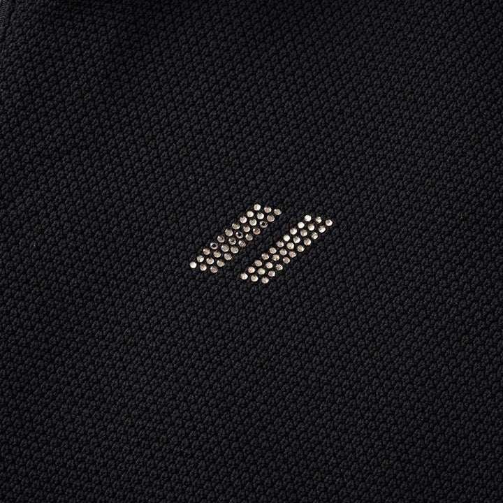 ゴルフ｜レディースアモッサニットブルゾン（BLK）