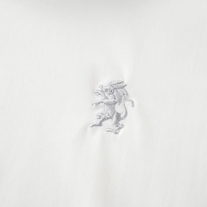 ゴルフ｜メンズ｜長袖ストレッチモックネック（WHT）