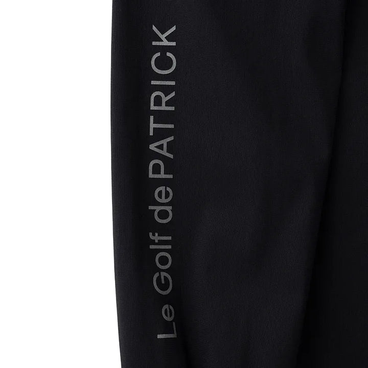 ゴルフ｜メンズ｜長袖ストレッチモックネック（BLK）