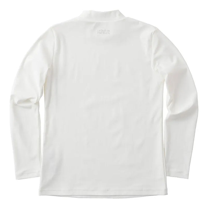 ゴルフ｜レディース｜長袖ストレッチモックネック（WHT）