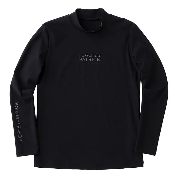 ゴルフ｜レディース｜長袖ストレッチモックネック（BLK）