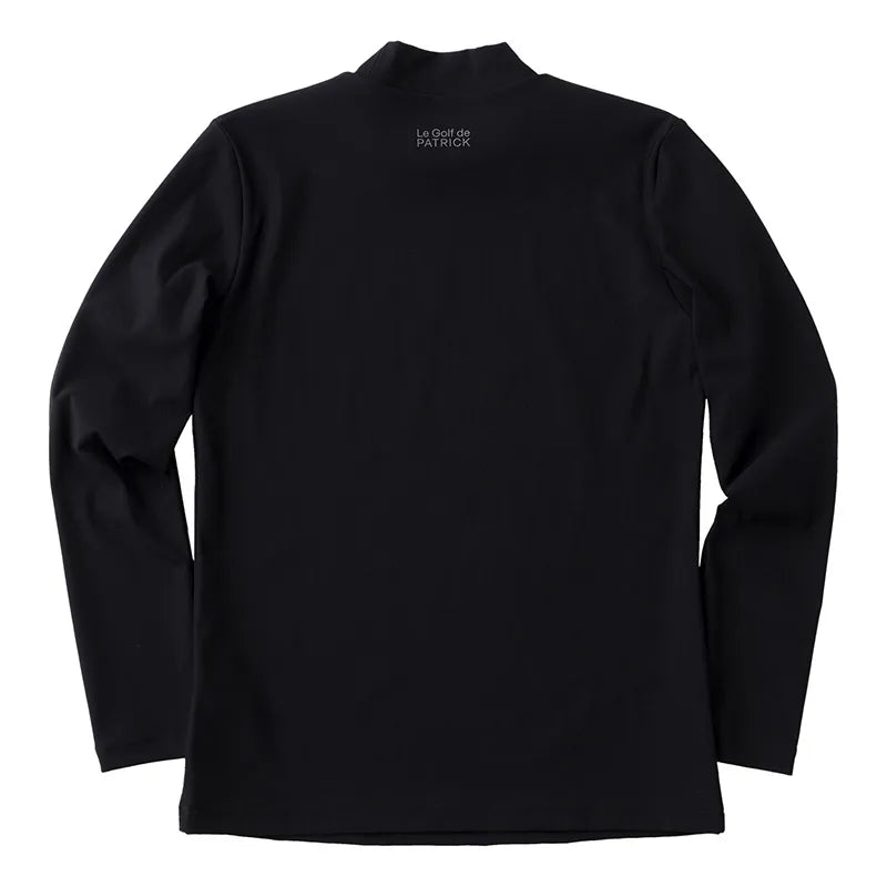 ゴルフ｜レディース｜長袖ストレッチモックネック（BLK）