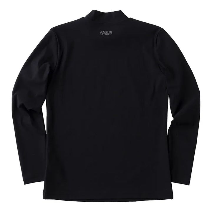ゴルフ｜レディース｜長袖ストレッチモックネック（BLK）