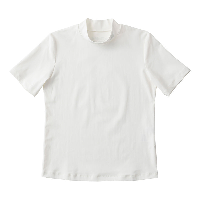 ゴルフ｜レディース｜ストレッチモックネック（WHT）