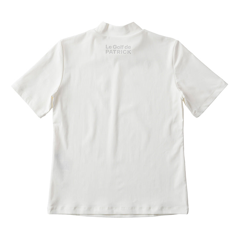 ゴルフ｜レディース｜ストレッチモックネック（WHT）