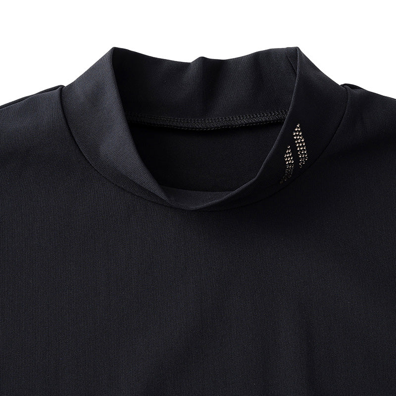 ゴルフ｜レディース｜ストレッチモックネック（BLK）