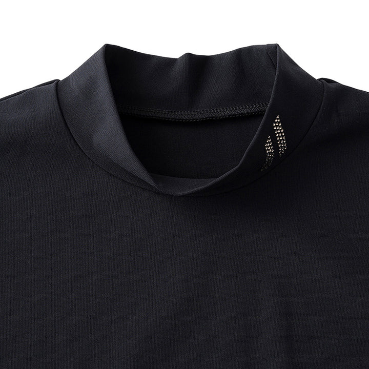 ゴルフ｜レディース｜ストレッチモックネック（BLK）