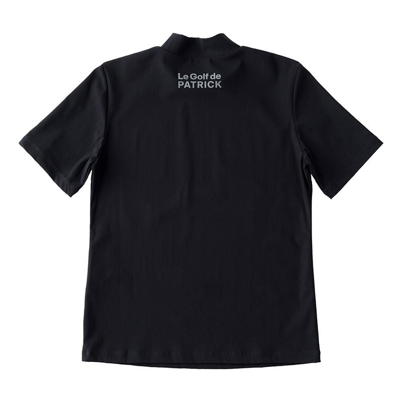 ゴルフ｜レディース｜ストレッチモックネック（BLK）
