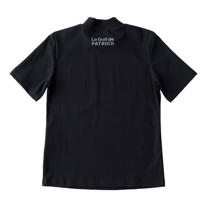 ゴルフ｜レディース｜ストレッチモックネック（BLK）